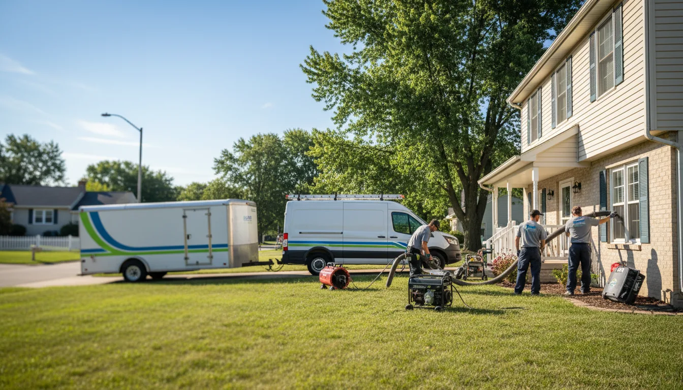 Flooded Basement Restoration And Cleanup With Repair in West Branch, MI near me